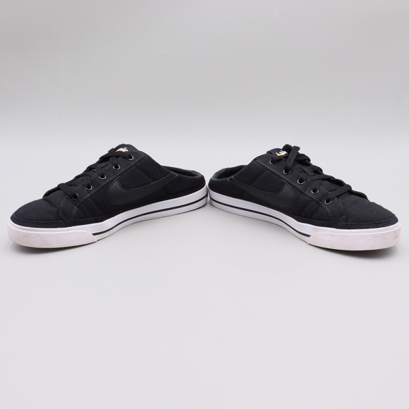 Nike Court Legacy Mule Womens Size 9 US Black Canvas Casual Shoes DB3970-001 - Picture 5 of 9